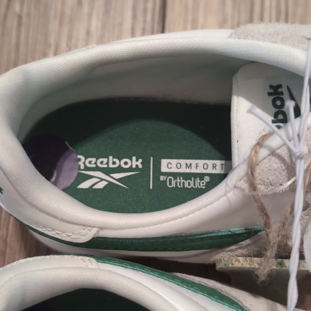 Reebok white and green low-profile sneakers - Picture 5 of 7